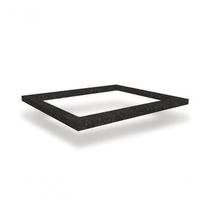 Tampo De Balcão Para Cooktop Preto Brilho 60cm X 52cm