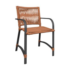 Cadeira Resort Alumínio Fibra Torcida Terracota - Laranja
