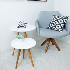 Mesa Lateral Alta Lc Cor:off White