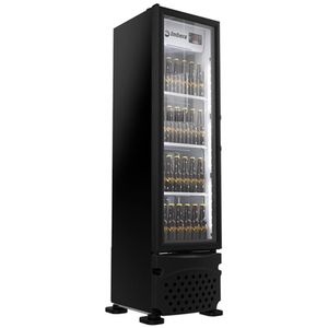 Cervejeira Imbera 244 Litros Porta De Vidro Preto CCV144 110V
