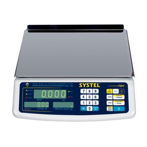 Combo Balança Systel Clipse Branca 15kg + Impressora Quo Novo