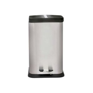 Lixeira Quadrada Jaspe 12l Mor