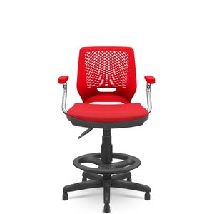 Cadeira Beezi Caixa Poliester Vermelho Standard
