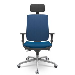 Cadeira Brizza Soft Azul Poliéster Slider