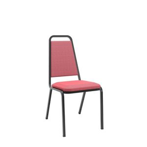 Cadeira Empilhável Th2 Vermelho/preto