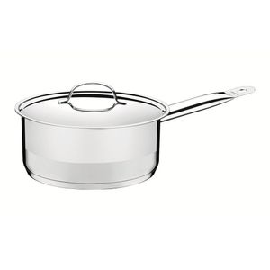 Panela Tramontina Professional Em Aço Inox Com Tampa 24 Cm 4,7 L
