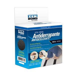 Fita Adesiva Antiderrapante 50mmx5mt Preta Tekbond