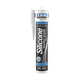 Silicone Acético Preto 300ml Preto - Tekbond