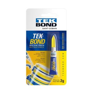 Cola Adesiva Instantânea Super Bonder Tekbond 2g