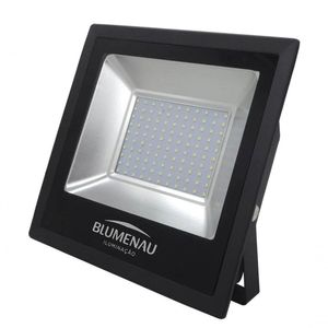 Refletor Led Slim 100w 6500k Luz Branca - Blumenau