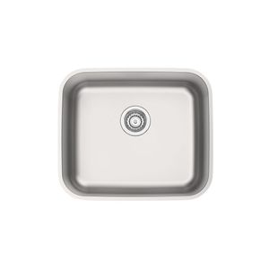 Cuba De Embutir Tramontina Dora 40 Bl R6 Em Aço Inox Acetinado Com Válvula 4 1/2