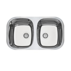 Cuba De Embutir Tramontina Isis 2c 34 Bl Em Aço Inox Alto Brilho 77x45 Cm