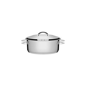 Caçarola Tramontina Rasa Solar Em Aço Inox Com Tampa 16 Cm 1,4 L