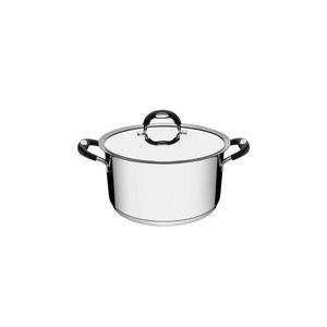 Caçarola Tramontina Duo Aço Inox Com Tampa 16 Cm 1,8 L