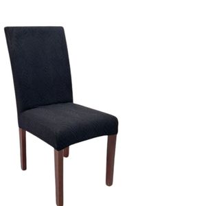 Kit 6 Capas De Cadeira Linha Gold Anti Gato Francesa - Preto