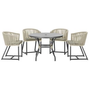 Mesa Com 4 Cadeiras E Noronha Estofado 8 Trama Original Rami