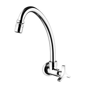 Torneira Lorenzetti Lorentrio 1168 C33 Com Bica Alta De Parede Cromada