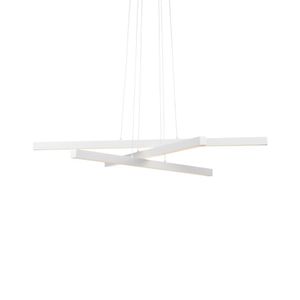 Lustre Pendente Newline Fit Led 711 Bivolt Branco 3000k Luz Amarela