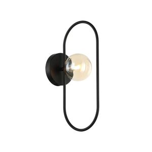 Arandela Quality Cadre 1332 G9 Bivolt Preto Champagne