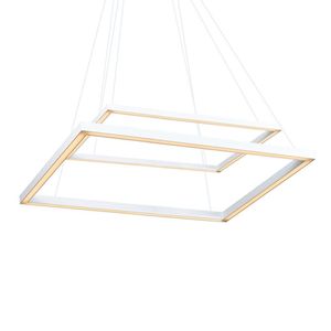Lustre Pendente Newline Fit Led 747 Bivolt Branco 4000k Luz Neutra