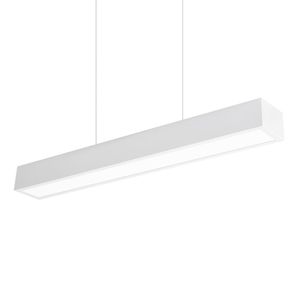 Lustre Pendente Newline Sobrepor V 468 Led Bivolt Branco 4000k Luz Neutra