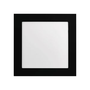 Painel Led Save Energy Quadrado Embutir 25w Bivolt Jet Black 4000k