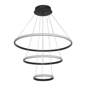 Lustre Pendente Astraled Mintaka Pl-9806 Preto Led Bivolt