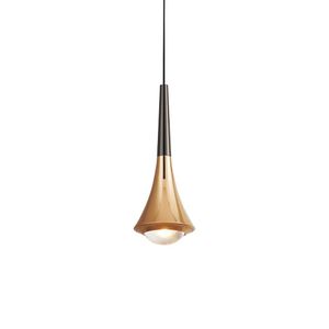 Lustre Pendente Astraled Tureis Pt-9136 Dourado Preto Led Bivolt