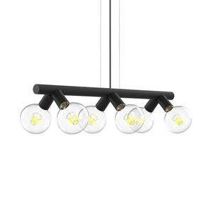 Lustre Pendente Taschibra Ficus Preto E27 Bivolt