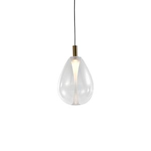 Lustre Pendente Skylight Thunder 4042 M Led Bivolt Bronze-transparente