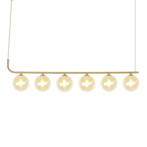 Lustre Pendente Quality Orbit Ii 1555 Dourado Champagne G9 Bivolt
