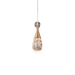 Lustre Pendente Nitrolux Ntl-001 Dourado Led Bivolt