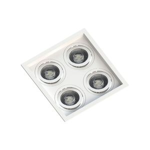 Spot Embutir Recuado Save Energy 4 Lâmpadas Par 20 Bivolt Branco