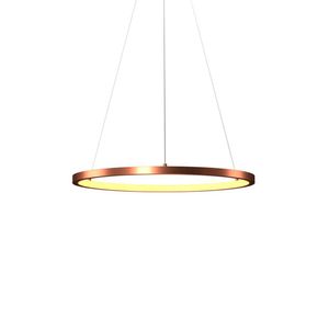 Lustre Pendente Orluce Tabat Or1792 40cm Cobre Led Bivolt
