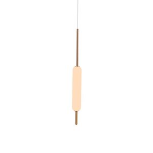 Lustre Pendente Nordecor Zefi Uno 2301 Dourado Led Bivolt