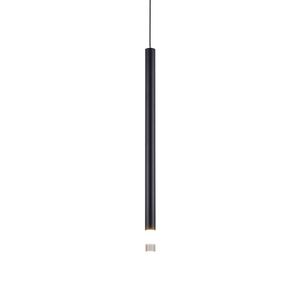 Lustre Pendente Nordecor Lana 2692 50cm Preto Led Bivolt Preto 2692