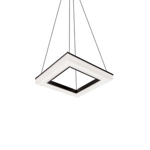 Lustre Pendente Newline Pixel 496 Led Bivolt Preto 4000k Luz Neutra