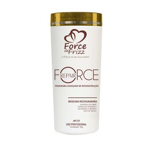 Máscara De Reconstrução Capilar Restauradora Force Repairz 1kg Force De Friz
