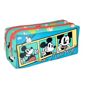 Estojo Duplo Em Tecido Mickey Mouse Dac