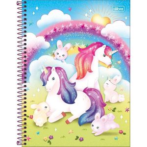 Caderno Espiral Capa Dura Universitário 1 Matéria Blink 80 Folhas Tilibra Estampa 4