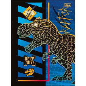 Caderno Brochura Capa Dura Universitário Raptor 80 Folhas Tilibra Estampa 3