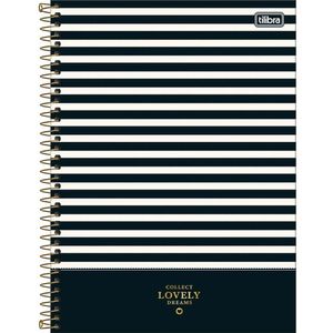 Caderno Espiral Capa Dura Universitário Connect 1 Matéria West Village 80 Folhas Tilibra Estampa 4