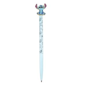 Caneta Metálica Escrita Média Preta 1.0mm Disney Stitch Molin