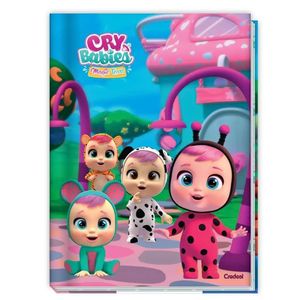 Caderno Brochura Capa Dura Universitário Cry Babies 80 Folhas Credeal Estampa 1