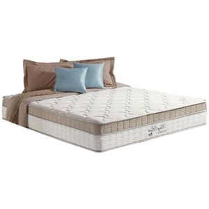 Colchão Queen Molas Ensacadas Masterpocket King Best Euro Pillow Clean (158x198x33) - D Angelis Anjos