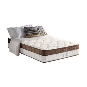 Colchão Solteirão Molas Superlastic King Best Euro Pillow Brown (96x203x33) - D Angelis Anjos