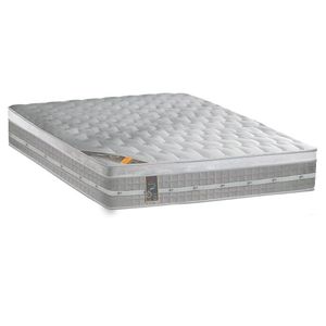 Colchão Queen Espuma Viscoelástico Visco Gel Molas Ensacadas Pocket Premium Euro Pillow (158x198x32) - Castor