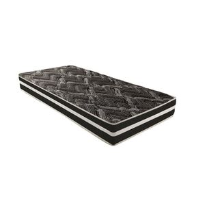Colchão Solteiro Anatômico D28 Master Ag80 Black Double Face (88x188x17) - Paropas