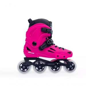 Patins Xt Hd Inline Xt Rosa 4 Rodas 80 Mm Par Tamanho 40