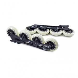 Base Para Patins Fila Nrk 8 Rodas 16 Rolamentos Abec-7 Jogo